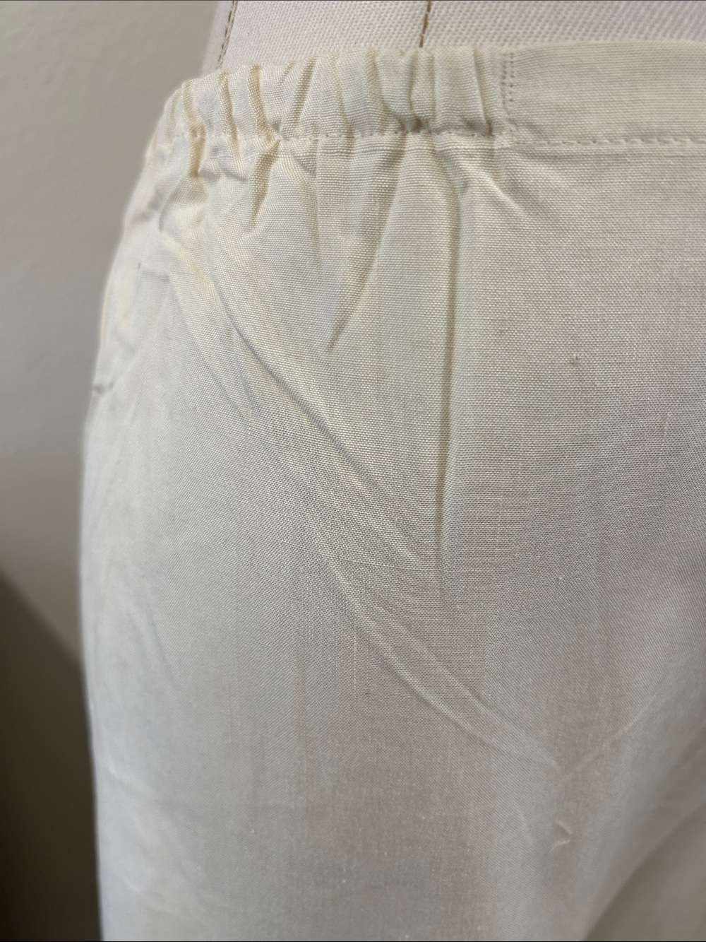 40’s/50’s 3-piece Asian embroidered dragon,wide leg pajama set cream black small - Picture 5 of 16